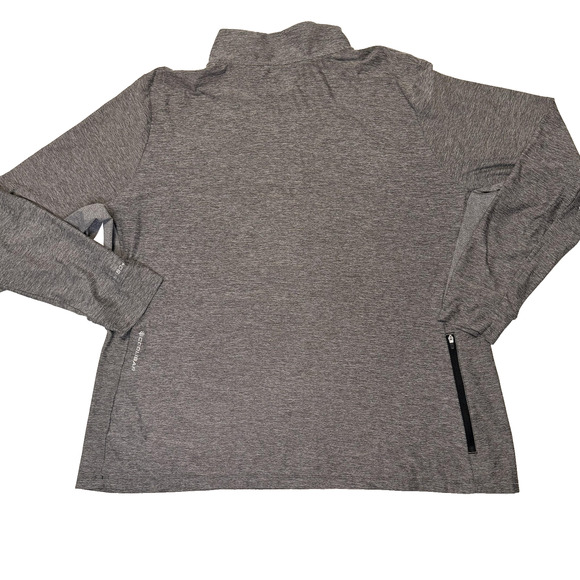 Coolibar Pullover Womens 2XL Gray Dev Fitness 1/4 Zip UPF 50+ Sun Protection - Picture 2 of 11